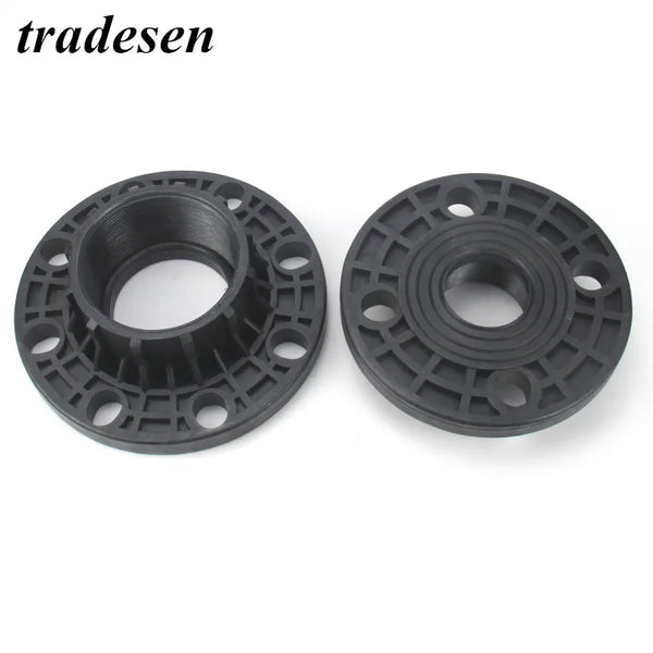 Premium PE Female Threaded Flange with Gasket - Heavy-Duty FPT Tank Adapter (2