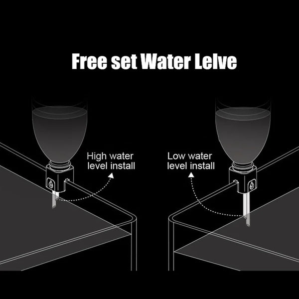 Wall-Mounted Mini Automatic Water Replenishing Filler Device for Aquariums