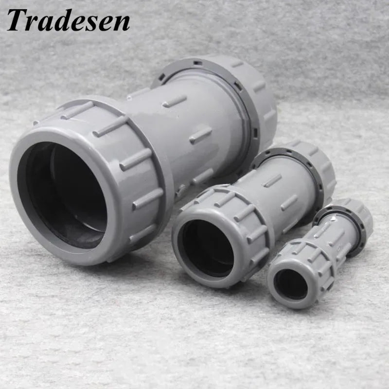 Heavy-Duty UPVC Compression Coupling (75mm-110mm) - Industrial Repair Connector