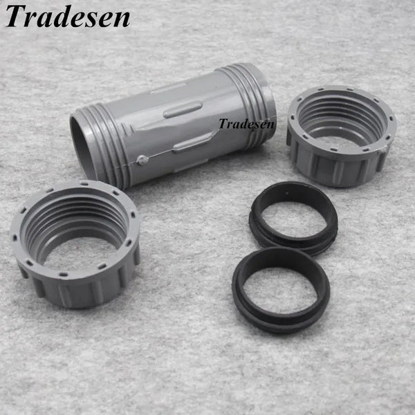 Premium Grey UPVC Compression Coupling (20mm-63mm) - Quick Repair Pipe Connector