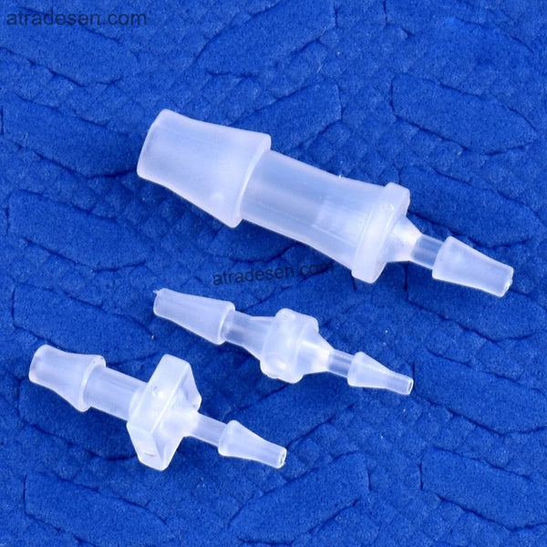 Food Grade Reducing Straight Barbed Connector - Plastic Hose Step-Down Joint