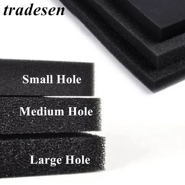 Black Biochemical Filtration Foam Sponge Pad for Aquarium Skimmers