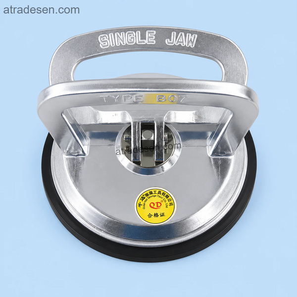 Aluminum Alloy Heavy-Duty Glass Suction Cup | Premium Rubber Pad Vacuum Lifter Puller (Single & Double Claw) - Atradesen