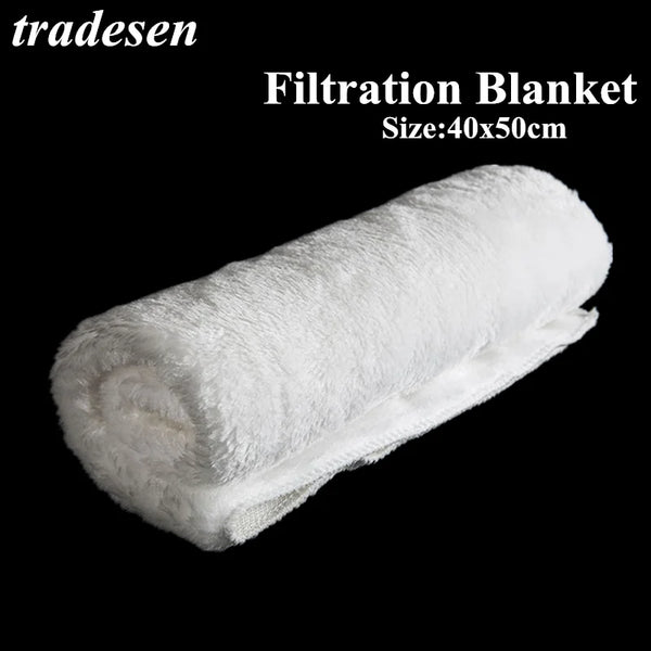 Reusable Washable Biochemical Filter Blanket Bag for Aquarium Bottom Filtration