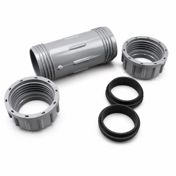 Heavy-Duty UPVC Compression Coupling (75mm-110mm) - Industrial Repair Connector