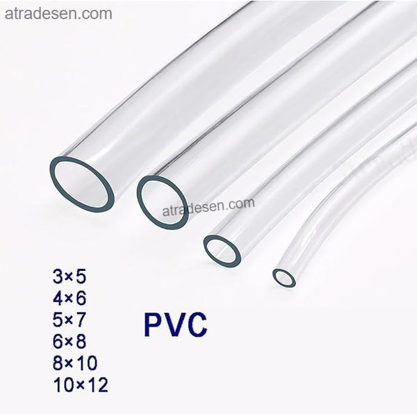 Durable Soft Transparent PVC Garden & Aquarium Water Pump Hose