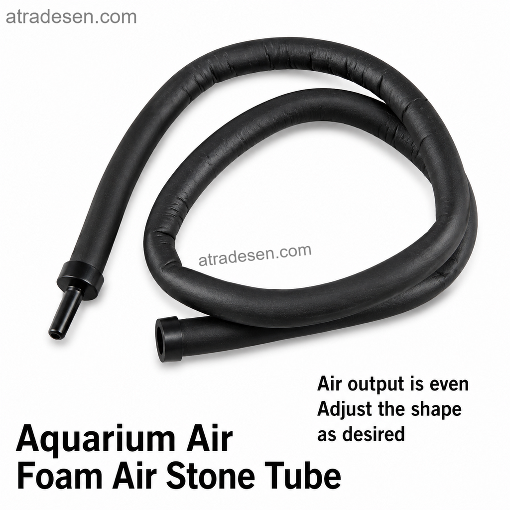Flexible Aquarium Bubble Wand Tube (20-200cm)  Bendable Air Stone Diffuser Hose  SingleDouble Inlet Aeration