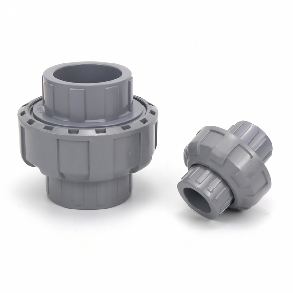 Premium CPVC Pipe Union - High-Temp Slip Socket Disconnect Fitting (DIN & ANSI)