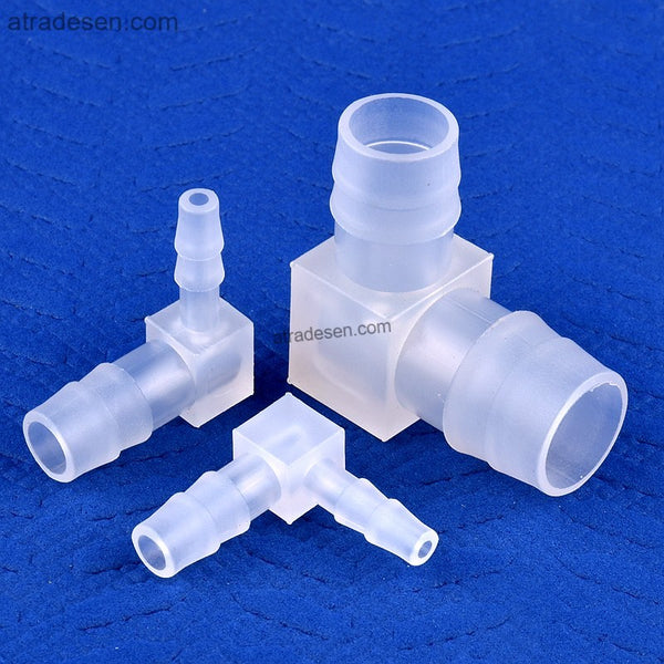 Food Grade 90 Degree Equal Elbow Barbed Connector - Plastic Hose Joint (PP/PE)