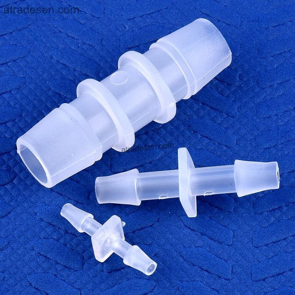 Food Grade Equal Straight Barbed Connector - Plastic Hose Splicer Joint (PP/PE)