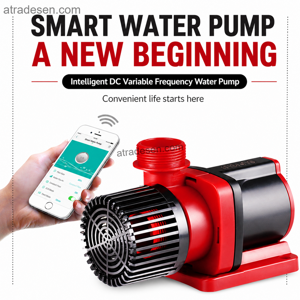 JDP Smart DC Variable Frequency Water Pump | 24V Safe Amphibious Return Pump | App Control & Ultra-Quiet (<30dB)