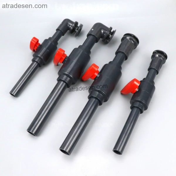 Premium UPVC Raised Cap Aquarium Drain (20/25mm) | 360° Intake Bottom Bulkhead & Valve Kit | Anti-Clog Plumbing