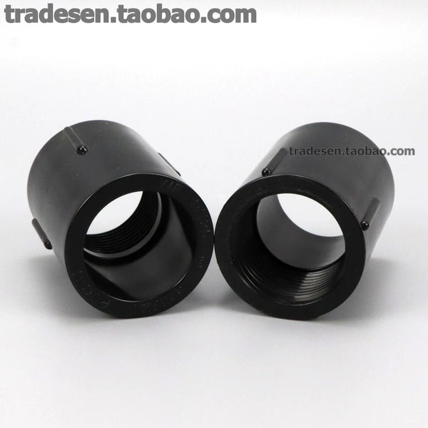 Premium Pure Black UPVC Female Adapter - Light-Blocking Slip x FPT Fitting (1/2