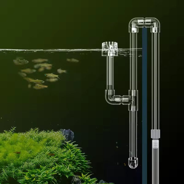 Premium Clear Acrylic Aquarium Plumbing Fittings (16-32mm) | Ultimate Modular DIY Pipe Connectors | Transparent Aquascaping