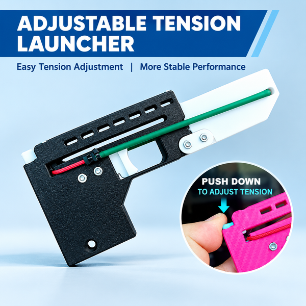 Premium 3D Printed EDC Card Slingshot | Pocket-Sized Tactical Launcher & Fidget Toy | Wallet Survival Gear