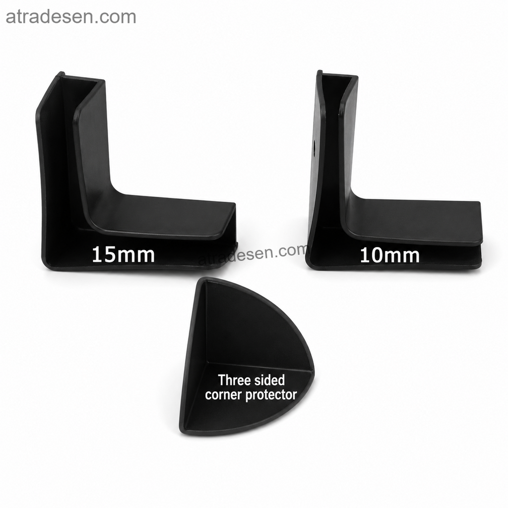 Premium Aquarium Glass Corner Protector (10/15mm) | 90° Edge Guard & Trim Gap Concealer | DIY Tank Frame Cap