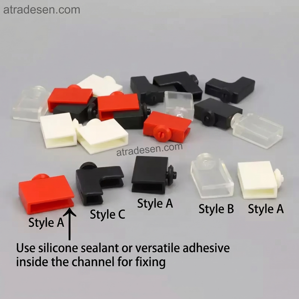 Premium Aquarium Glass Lid Sliding Rollers (Set of 4) - 5mm Cover Plate Pulley Wheels
