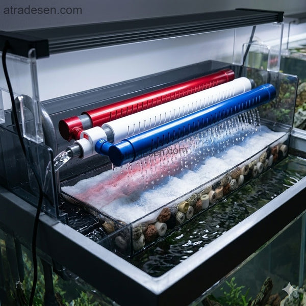 Premium Aquarium Rain Pipe Spray Bar (16mm-50mm) - 0.5m DIY Sump Trickle Filter Tube