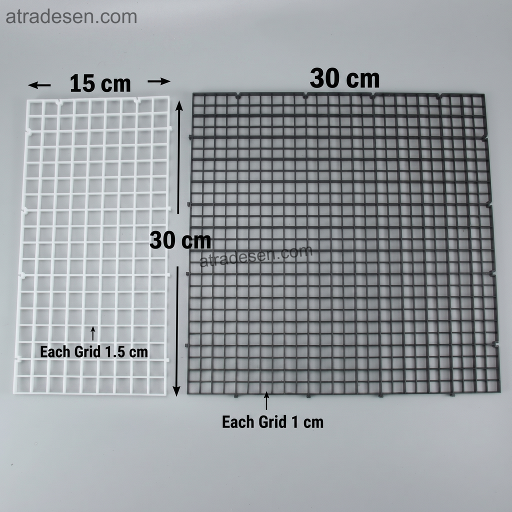Premium Aquarium Splicing Grid Board Divider - Interlocking Bottom Filter Media Rack