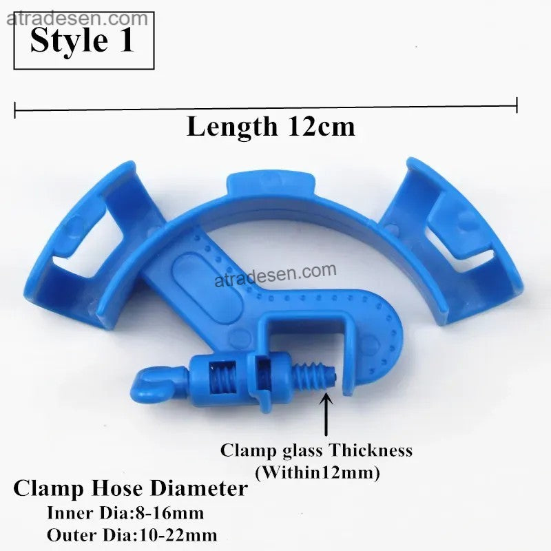 Premium Aquarium Water Change Hose Holder Clamp - Hands-Free Fish Tank Tube Fixer Mount