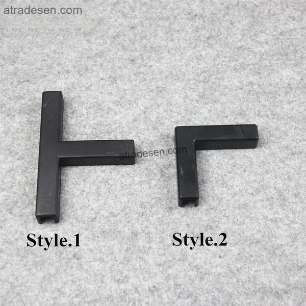 Premium Black Aquarium Glass Corner Protectors (8mm-20mm) - T-Shape & L-Shape Edge Guards
