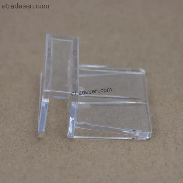 Premium Clear Acrylic Aquarium Lid Support Brackets (6-12mm) | Rimless Tank Glass Cover Clips | Overhead Filter Mount