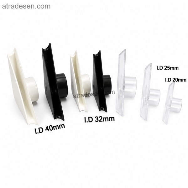 Premium Sloped Roof Corner Duckbill Nozzle (20-40mm) | Aquarium Bottom Wave Maker | High-Velocity Detritus Sweeper