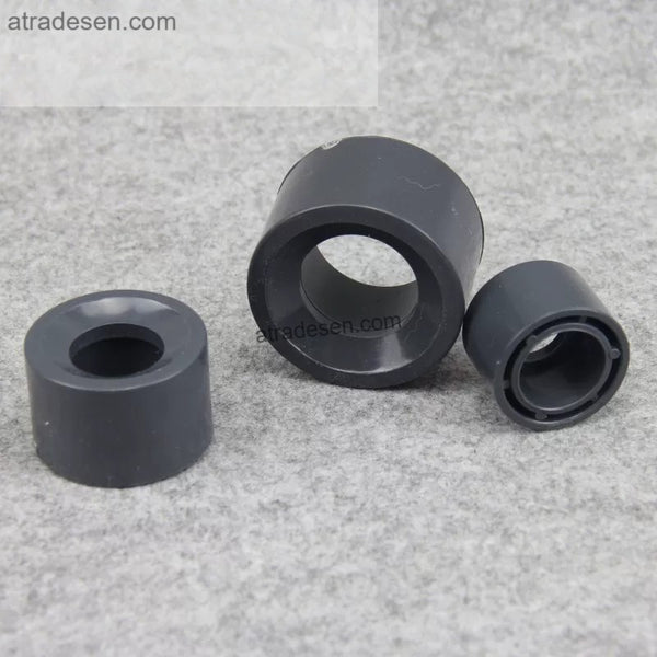 Heavy-Duty Dark Grey UPVC Reducer Bushing (75mm-315mm) - Industrial Flush Pipe Adapter