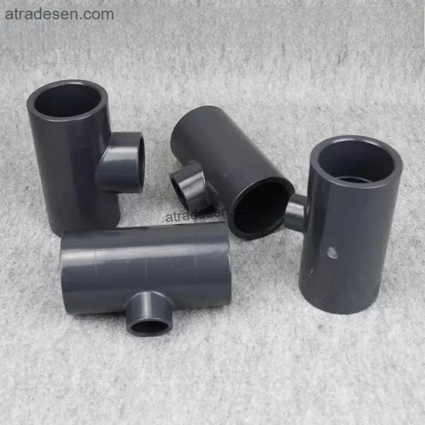 Heavy-Duty Sanking UPVC Reducing Tee (75mm-110mm) - Industrial Chemical 3-Way Fitting
