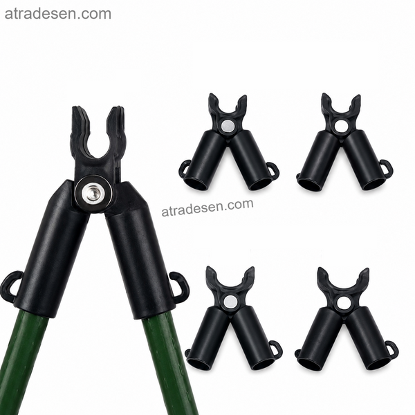 Premium Garden Trellis Connectors & Plant Support Clips (8-20mm) | DIY Tomato Cage & Climbing Vine Bracket Joints