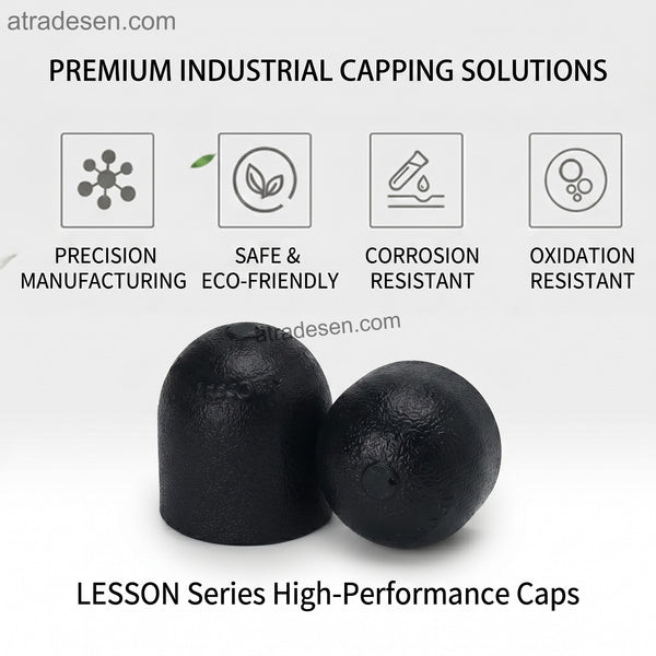 Premium Lesso Black PE End Cap (20mm-63mm) - Hot Melt Fusion Pipe Plug