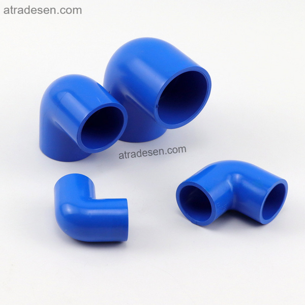 Premium Lesso Blue UPVC 90° Elbow Joint (20-63mm) | Aquarium Plumbing Slip Fitting | Right Angle Pipe Connector