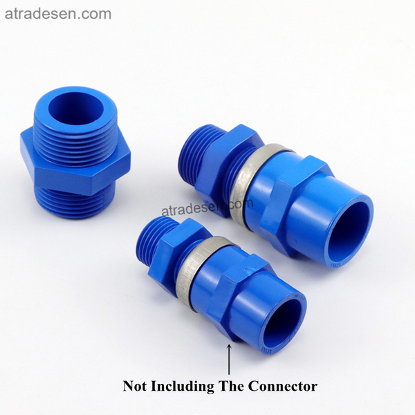 Premium Lesso Blue UPVC Hex Nipple (1/2