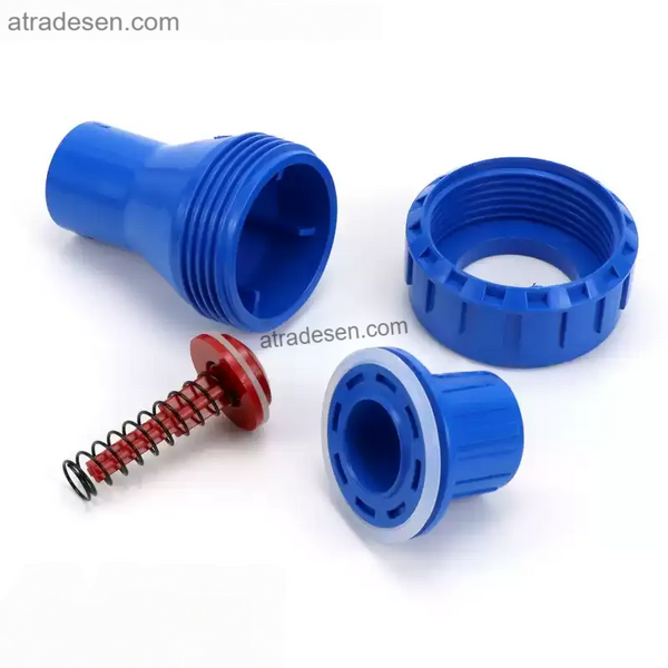 Premium Lesso Blue UPVC Spring Check Valve (20-32mm)  True Union Non-Return Valve  Aquarium Anti-Siphon Plumbing
