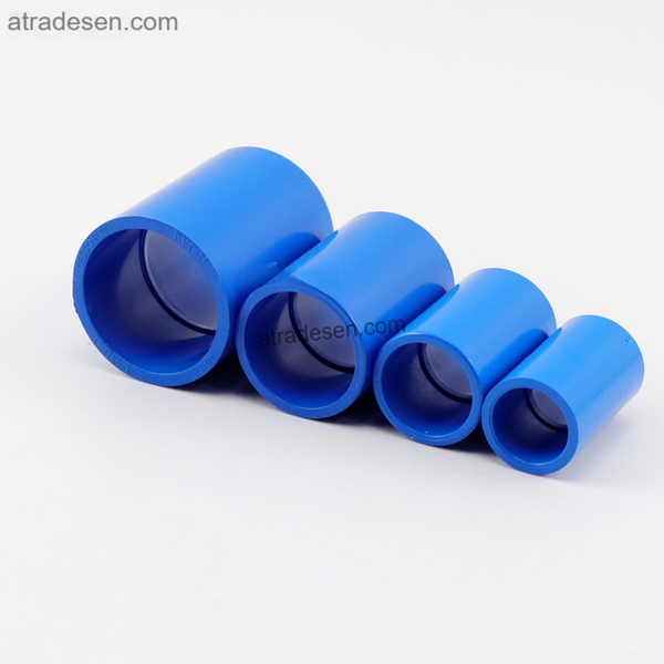 Premium Lesso Blue UPVC Straight Connector (20-63mm) | Aquarium Plumbing Slip Coupling | Pipe Extension Joint