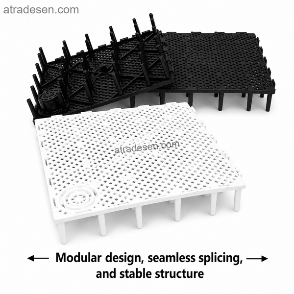 Premium Modular Undergravel Filter Plate (14.5x14.5cm) | Food-Grade Shrimp Safe Bottom Grid | Aquarium Sump Isolation Tray