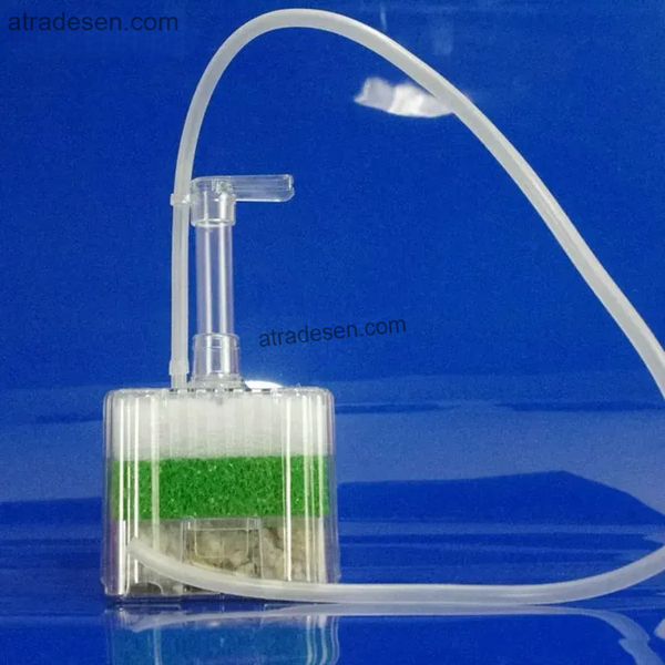 Premium Multi-Stage Corner Sponge Filter (Style 1-4) | Air-Driven Bio-Filter with Ceramic Media | Air Pump Required