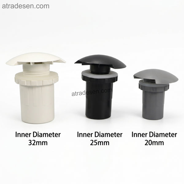 Premium PVC Aquarium Bottom Water Inlet (20-32mm) | 120° Fan-Shaped Flow Return Fitting | Sump & Fish Tank