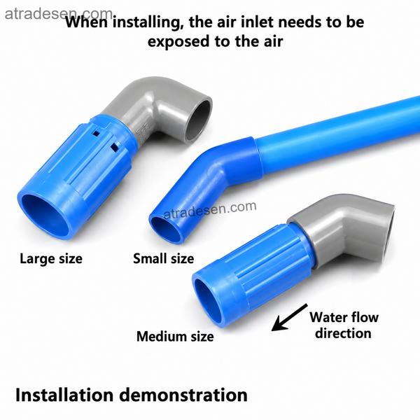 Premium PVC Venturi Aeration Nozzle (20-32mm) | Water Pump Driven Oxygen Injector | Aquarium & Pond Air Diffuser