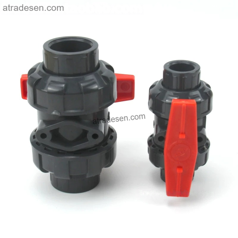 Heavy-Duty S.H UPVC True Union Ball Valve (75-110mm) | 160 PSI Industrial Double Disconnect Slip Valve | Chemical Resistant
