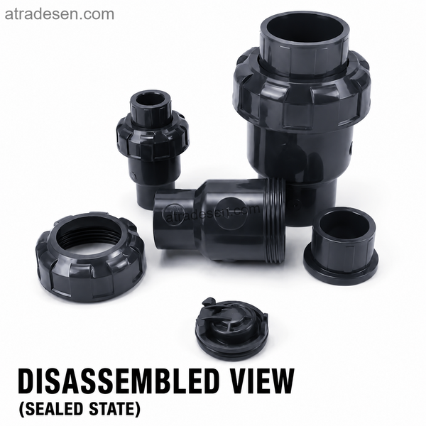 Premium SanKing UPVC Flapper Check Valve (20-63mm) | Horizontal & Vertical Mount Non-Return Valve | Anti-Siphon Plumbing