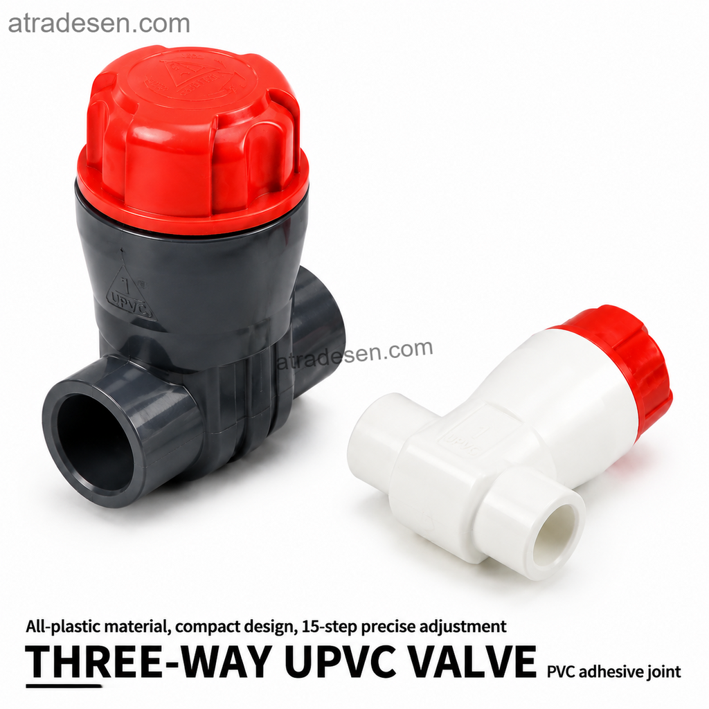 Premium SanKing UPVC Precision Gate Valve (20-40mm) | 15-Turn Micro-Adjust Flow Control | Aquarium Sump Plumbing