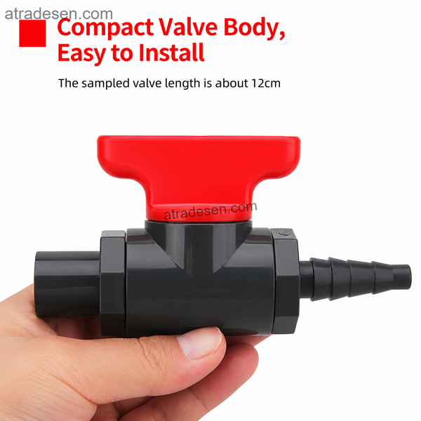 Premium SanKing UPVC Sampling Cock Valve | Machined Composite Fluid Test & Dosing Micro-Valve | 150 PSI Industrial Grade