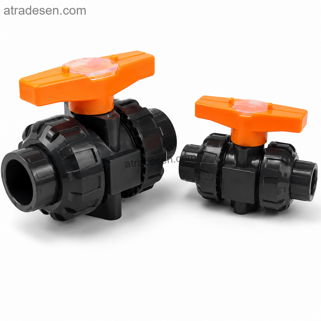 Heavy-Duty SanKing UPVC True Union Ball Valve (75-110mm) | 150 PSI Industrial Flow Control | NSF Certified