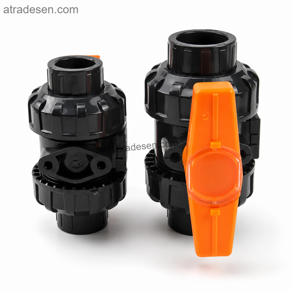 Heavy-Duty SanKing UPVC True Union Ball Valve (75-110mm) | 150 PSI Industrial Flow Control | NSF Certified