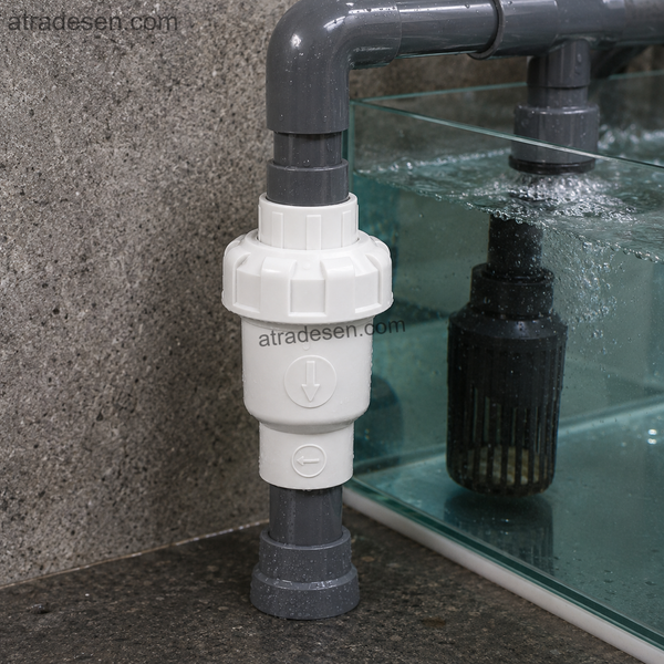 Premium SanKing White UPVC Flapper Check Valve (20-32mm) | Horizontal & Vertical Mount Non-Return Valve | Clean Plumbing