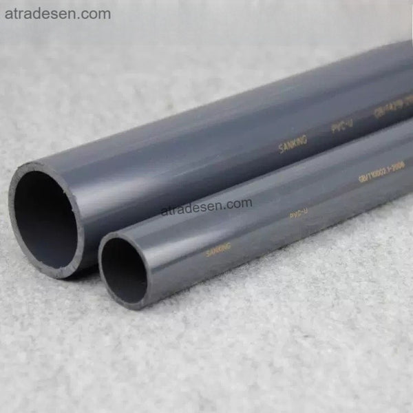 Heavy-Duty Sanking UPVC Chemical Pipe (90mm-225mm) - Two 50cm Industrial Tubes