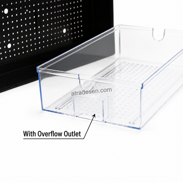 Premium Stackable Aquarium Trickle Filter Drip Box | Dry-Wet Separation Overhead Sump System | DIY Bio-Filtration
