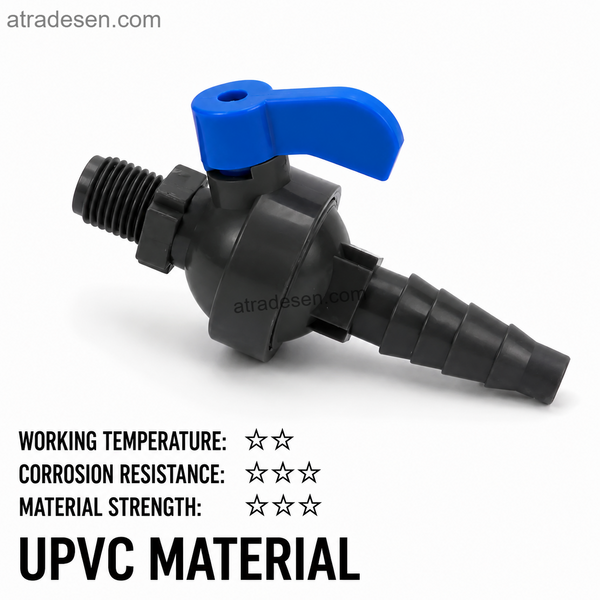 Premium UPVC Laboratory Sampling Valve (1/4