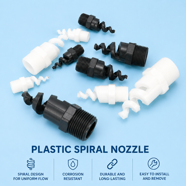 Premium UPVC / PP Spiral Spray Nozzle (1/4